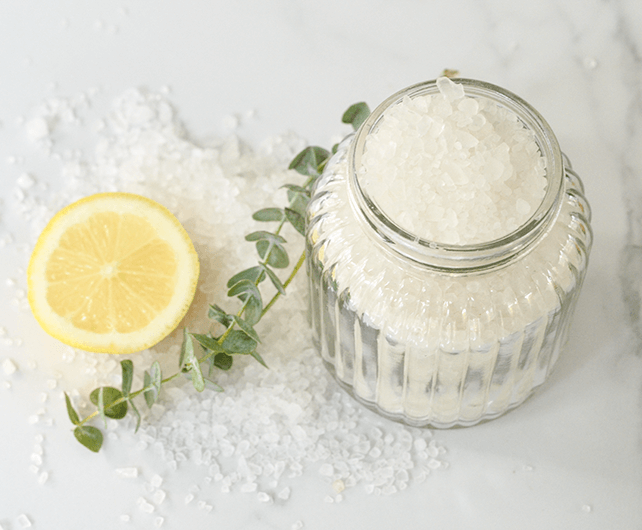 Energizing Bath Salts with Eucalyptus and Citrus