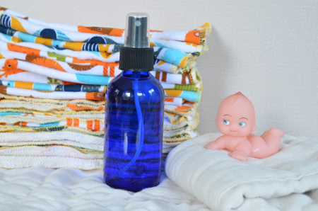 Natural Diapering Spray & Re-Usable Baby Wipes Tutorial1